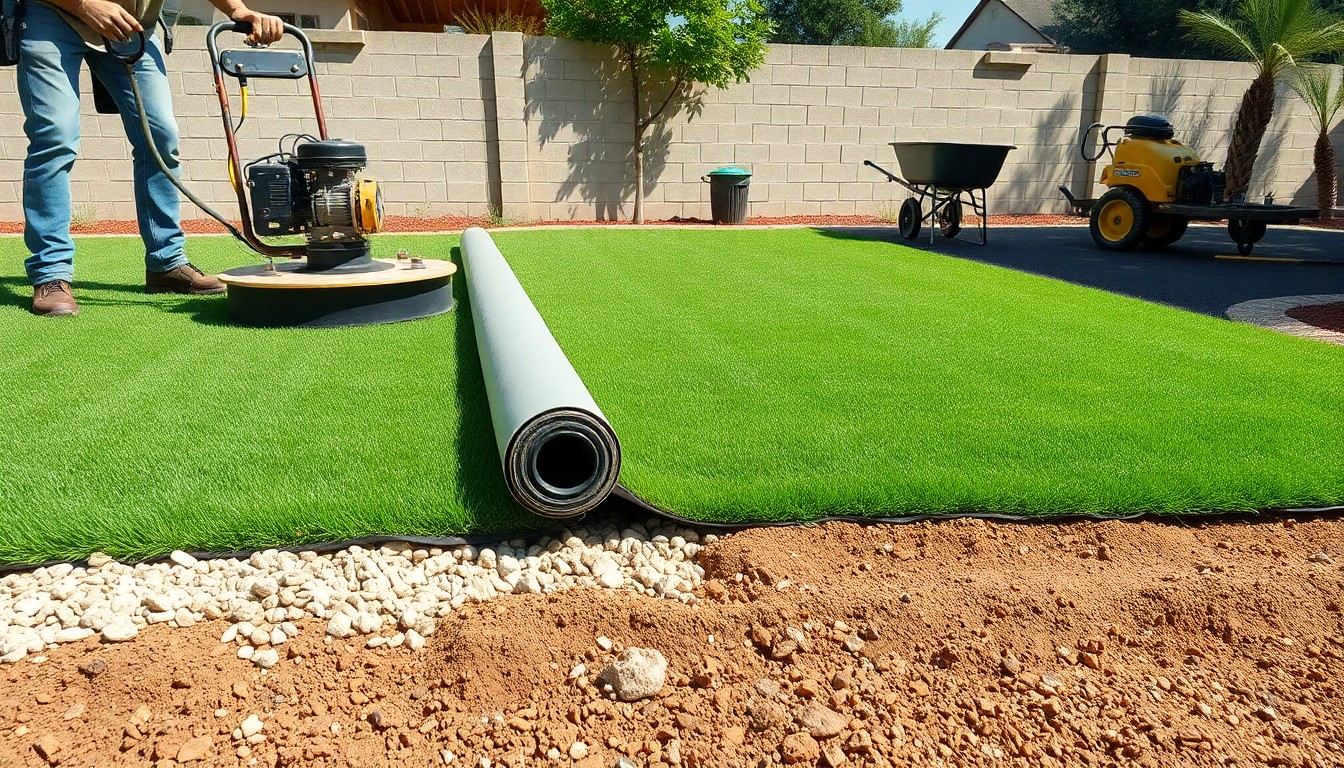 Can I install artificial turf directly over my existing soil?