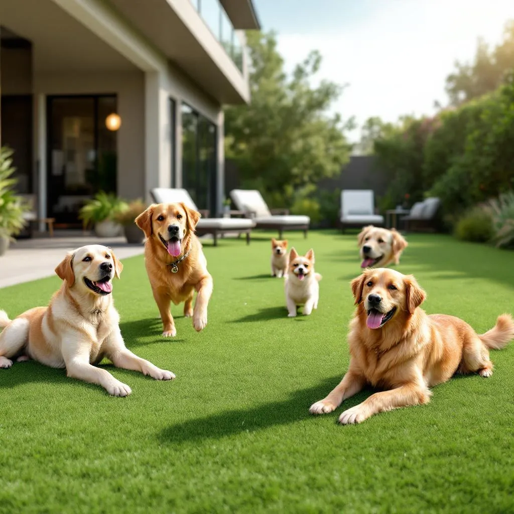 The Definitive Guide to Artificial Turf for Homes with Multiple Dogs