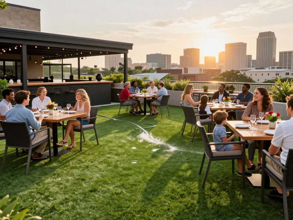 The Definitive Guide to Synthetic Grass Benefits for Restaurant & Patio Applications