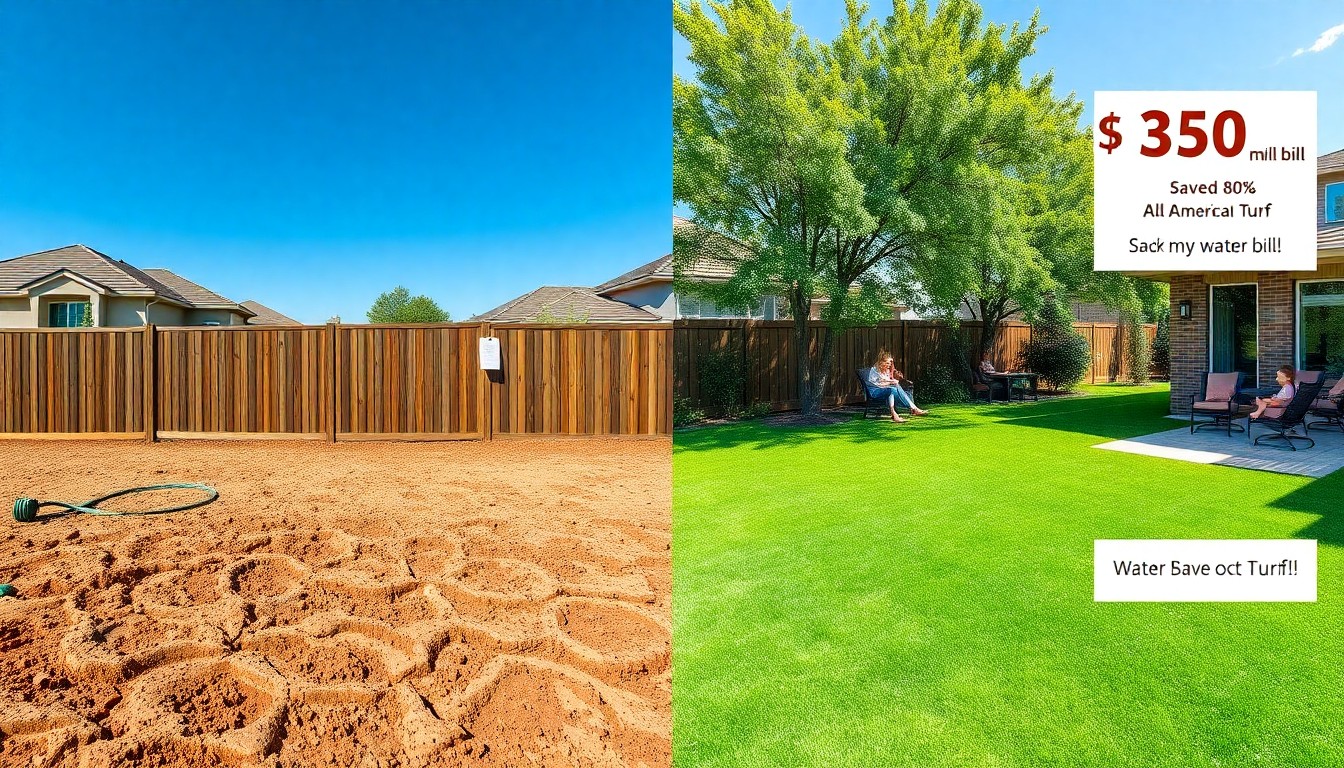 Yes, switching to artificial turf can dramatically reduce your water bills.